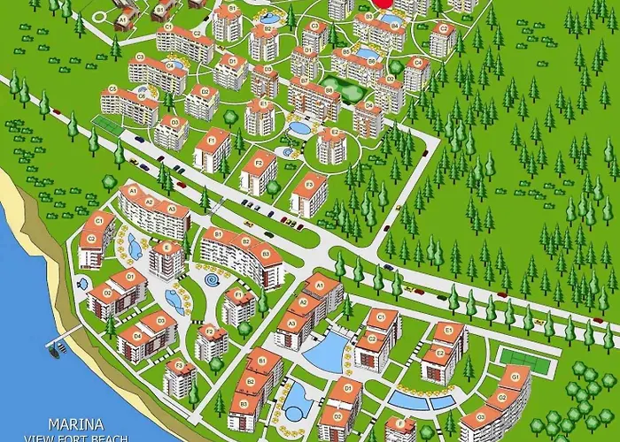 Sea View Panoramic Apartments, Noks Crown Club شقة سفيتي فلاس